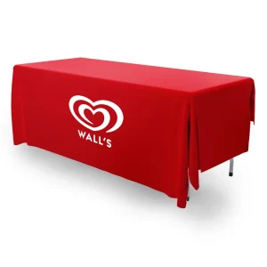 branded tablecloth