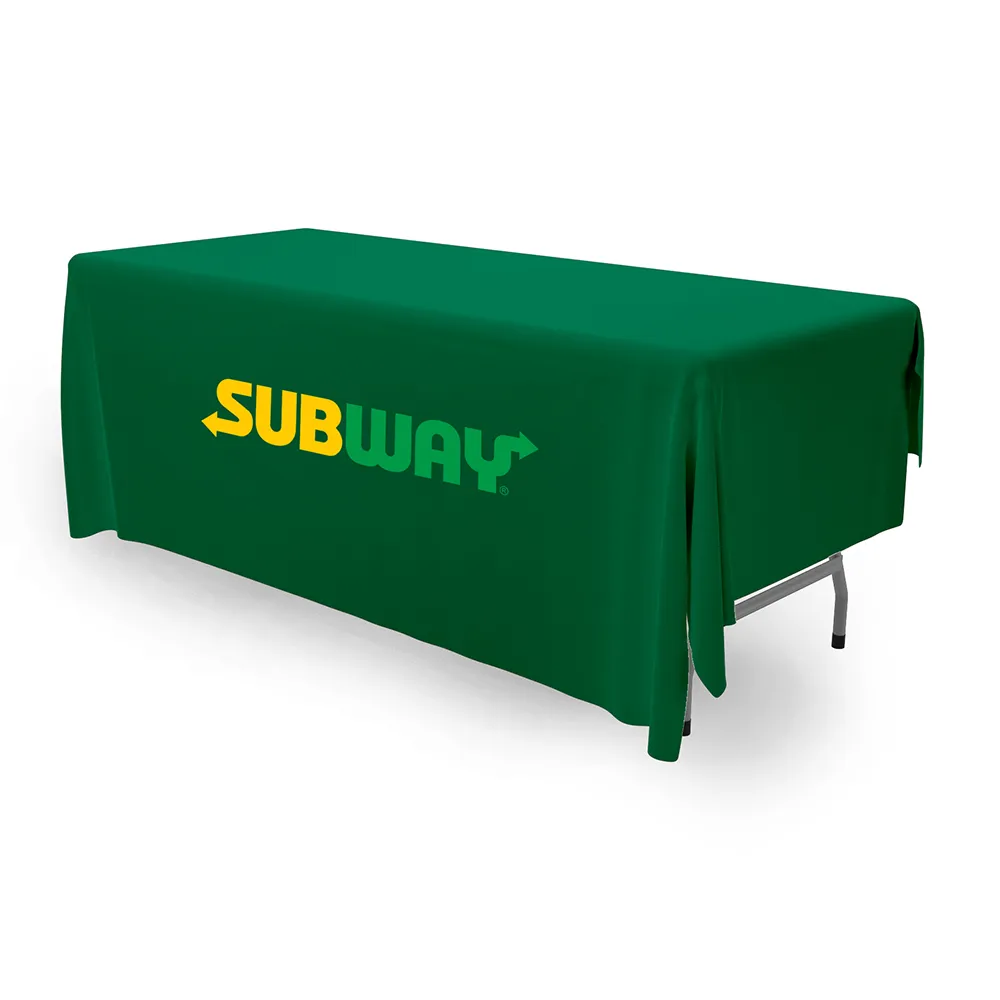 branded tablecloth
