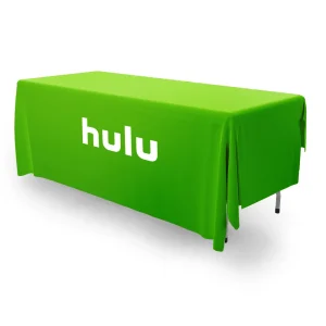 branded tablecloth