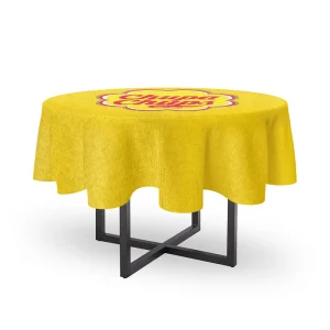 branded tablecloth