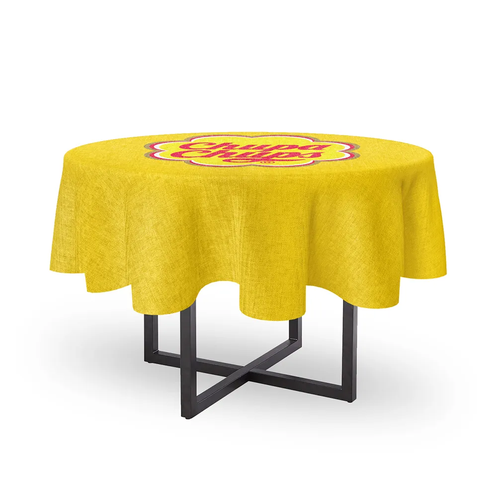 branded tablecloth
